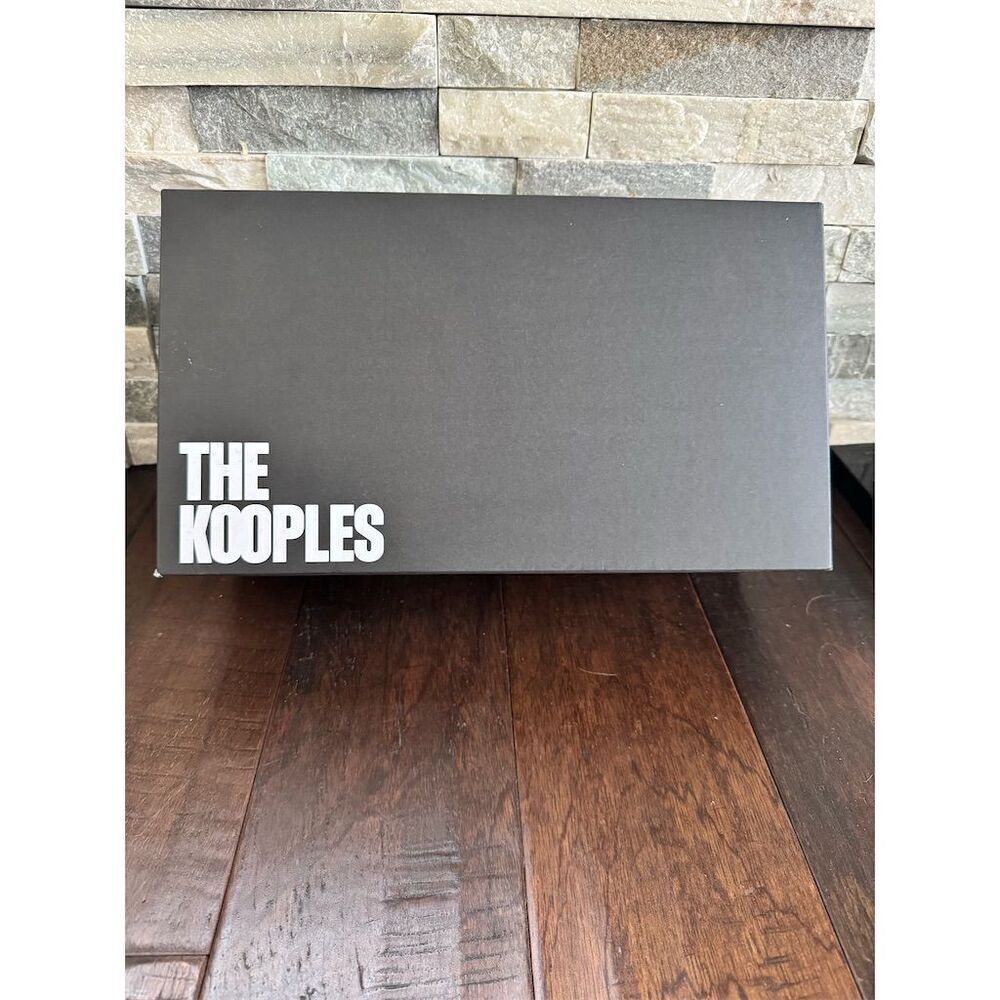 The Kooples Unisex Leo Poulain Leather Leopard Sneakers Size 9-9.5 Mob Wife - Picture 10 of 11